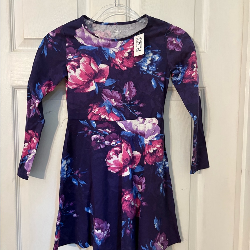 The Children's Place Purple Floral Dress